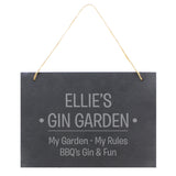 Personalised Large Hanging Slate Sign