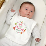 Personalised First Christmas Bib