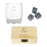 Personalised No.1 Cooling Stones & Glass Set
