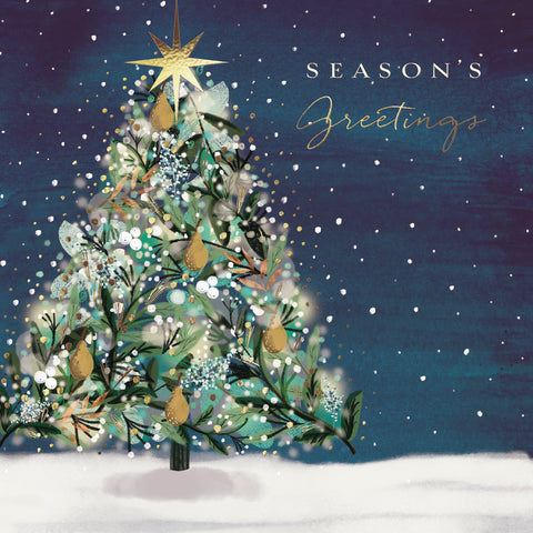 "MIDNIGHT GLOW" LOROS Christmas Card