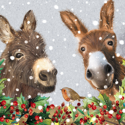 "FESTIVE FRIENDS" LOROS Christmas Card