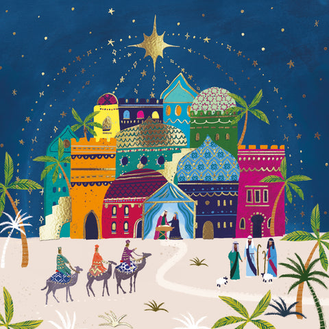 NEW Christmas Cards 'A Star Shone Bright' - Pack of 10 with Envelopes
