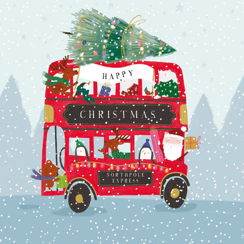NEW Christmas Cards 'All Aboard' - 10 Christmas Cards with Envelopes