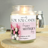 Personalised Especially For You Mothers Day Large Scented Jar Candle