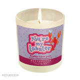 Personalised Hotchpotch You're My Lobster Scented Candle Jar