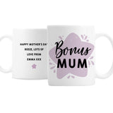 Personalised To My Bonus Mum Mug