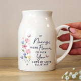 Personalised Id Pick You Jug Vase
