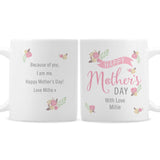 Personalised Floral Bouquet Mothers Day Mug