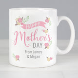 Personalised Floral Bouquet Mothers Day Mug