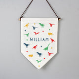 Personalised Dinosaur Hanging Banner