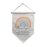 Personalised Rainbow Hanging Banner