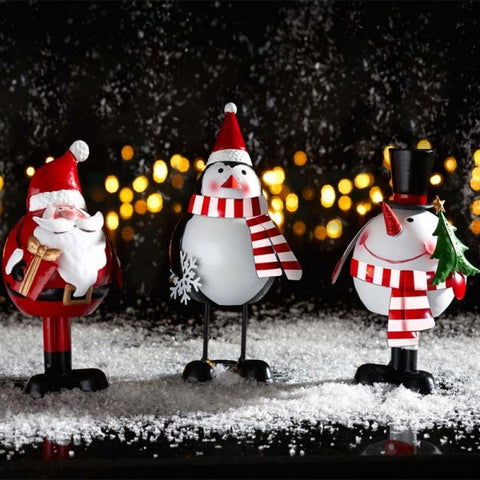 Festive Wibbly Wobblers Christmas Decorations Indoor / Home