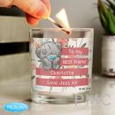 Personalised Me To You Floral Jar Candle