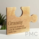 Personalised Free Text Jigsaw Piece